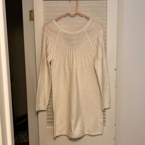 Francesca’s knit mini dress with velvet tie